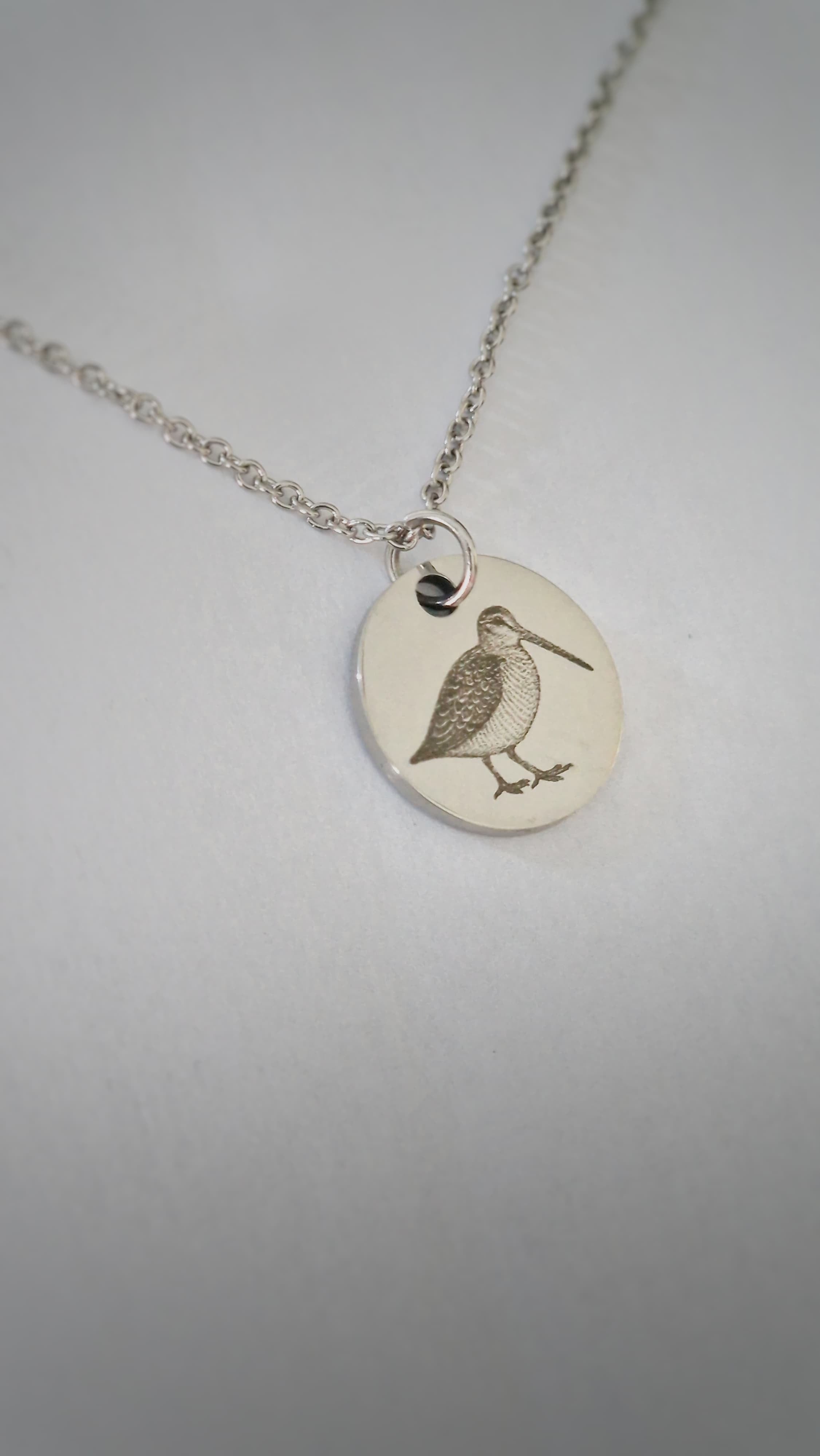 Pendentif - La Bécasse - Personnalisation offerte