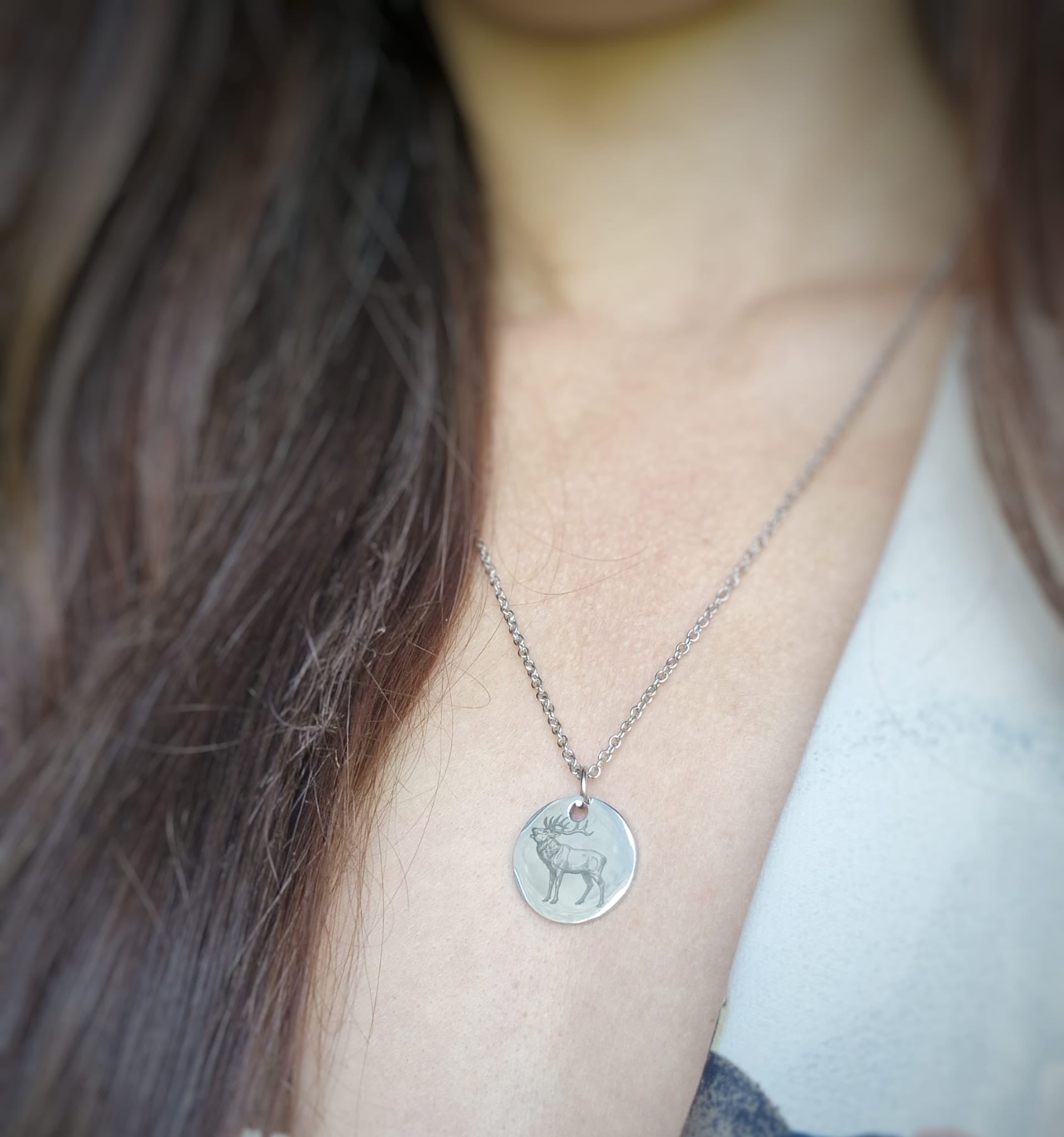 Pendentif - Le Cerf - Personnalisation offerte
