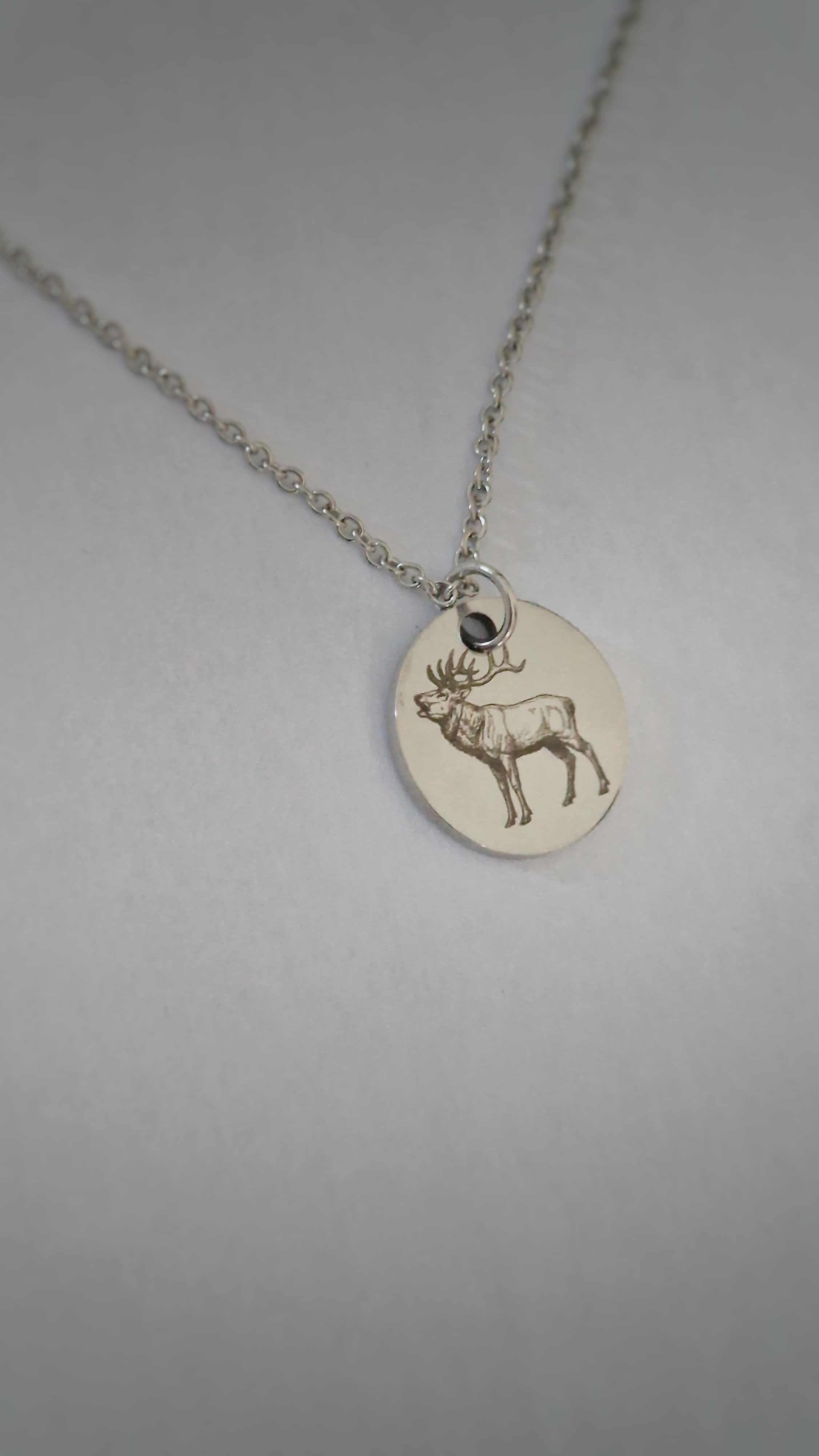 Pendentif - Le Cerf - Personnalisation offerte