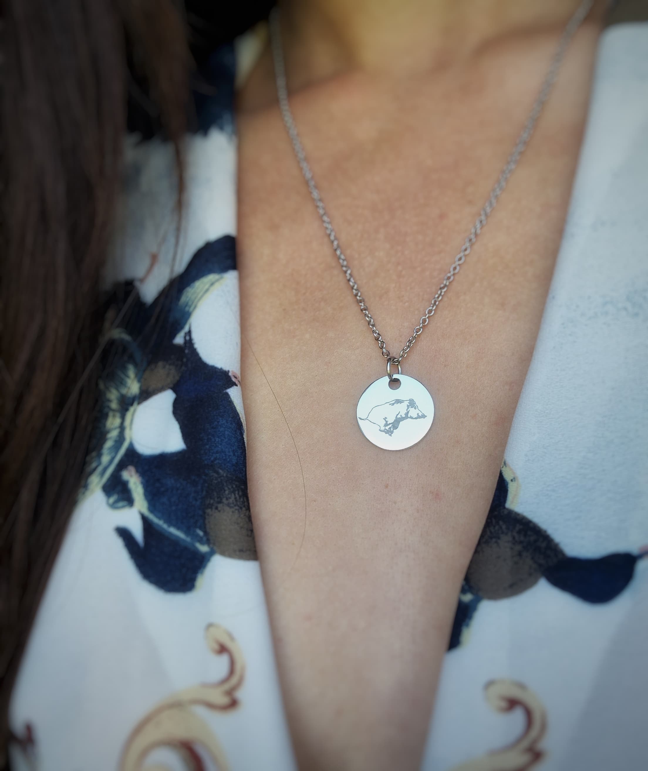 Pendentif - Le Sanglier - Personnalisation offerte
