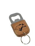 Décapsuleur cuir - SANGLIER - Personnalisation offerte