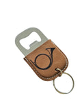 Décapsuleur cuir - TROMPE DE CHASSE - Personnalisation offerte