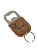 Décapsuleur cuir - CERF - Personnalisation offerte