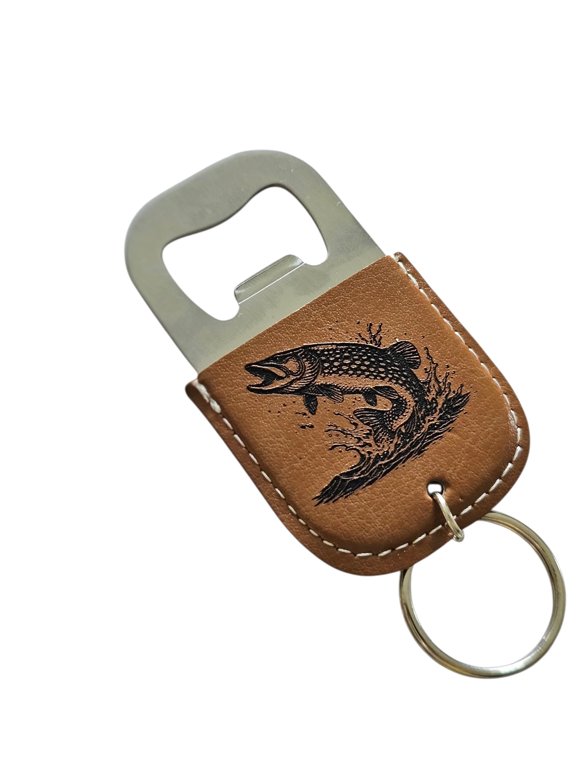 Décapsuleur cuir - BROCHET - Personnalisation offerte