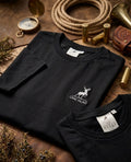 tshirt, chasse, moderne, mode, noir, unic hunt, outdoor