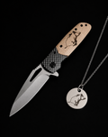 personnalisable couteau personnalisable chasse outdoor hunting unic hunt bijoux