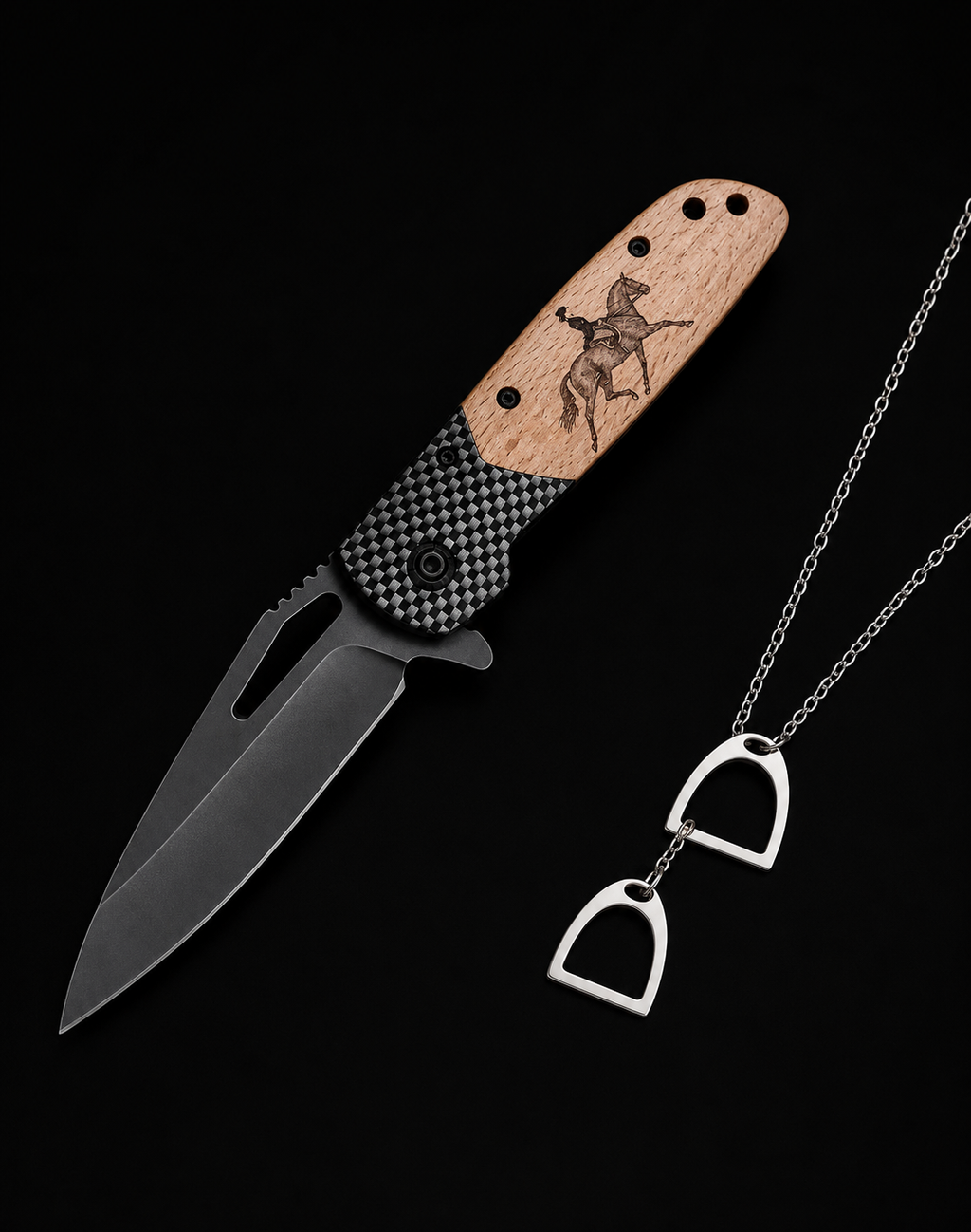 personnalisable couteau personnalisable chasse outdoor hunting unic hunt bijoux